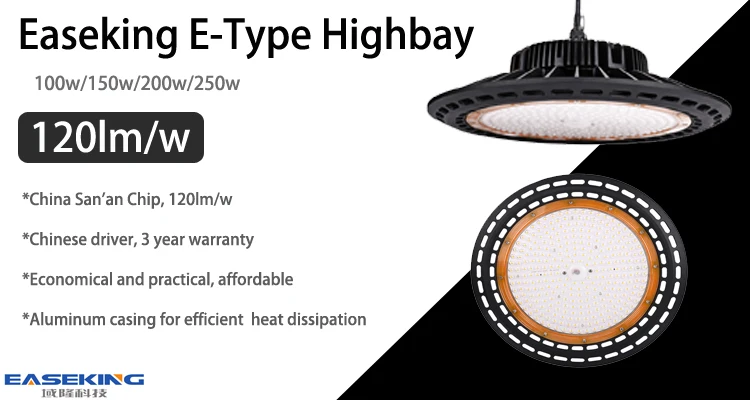 Shenzhen industrial100w led high bay light IP65 100W ufo led high bay light