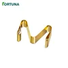 Dongguan Metal Stamping brass electrical flat leaf spring contact