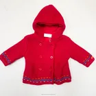 baby girl hoodie sweater coat winter jacquard knit cardigan