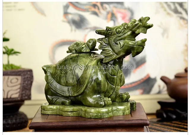 jade dragon turtle,fengshui dragon turtle