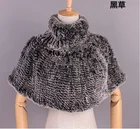 woman Korean style Rex rabbit fur lady cloak / keep warm girls Shawl