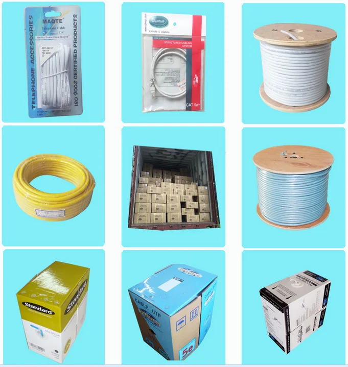Frankever UTP/FTP/STP/SFTP UTP/FTP/STP/SFTP Cat5 Cat5e Cat6 Cat7 RJ45 Cable Patch Lan Cable In China