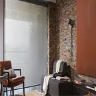 Aluminum louver Basswood and bamboo Semi blackout manual venetian roller blind style for interior home office and coffee