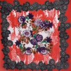 Wholesale women printed large polyester turkey square scarf