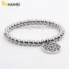 Wholesale Fashion Stainless Steel With Plaque Bracelet Jewelry