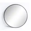 Custom designer modern beauty decorative mirrors metal frame large round glass hanging wall mounted room mirror for home