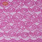 New fashion pink purple mesh clothes man garment polyester cord lace fabric