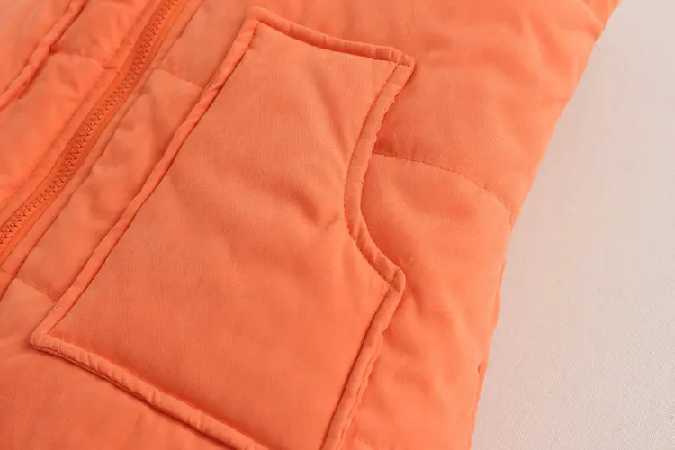 2014 new fall and winter hooded cotton vest with Japanese models hit the color sherpa cotton vest for women factory direct