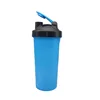 Nontoxic Plastic Shaker Bottle Shake Durable Cups With Lid Protein Shaker Shaking Sports Bottle Custom Logo Cheapest Price 400ml