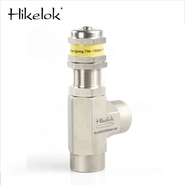 Hikelok 1500 Psi Pressure Air Safety Valve Water 316 304 Stainless