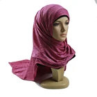 Wholesale factory 2019 new design colors modal fabrics hijab cap head scarf muslim women modal cotton hijab jersey scarf