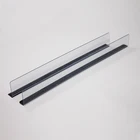 Custom Clear PVC Plastic Products Magnetic Base Bottle Cans Shelf Divider for Supermarket