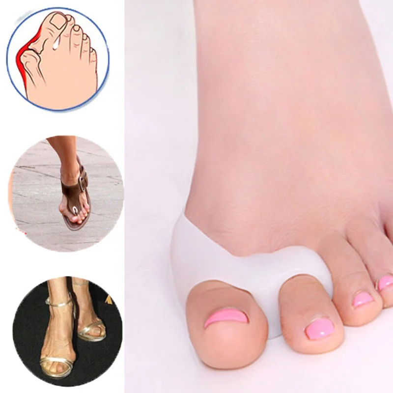 1-Pair-Gel-Silicone-Bunion-Corrector-Juanetes-hallux-valgus-pro-Big-Toe-Separators-Straightener-Spreader-Pro
