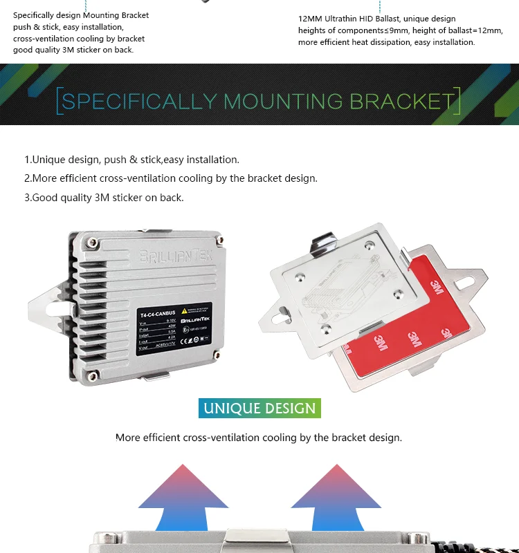 [t4-f4 hid ballast]error free 9-16v 42w canbus and fast start