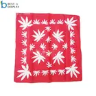 Fans cheering sport square cotton polyester cheap bandanas headband custom logo printed bandanas