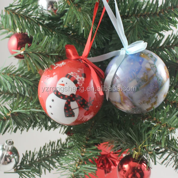 hot sale handmade christmas tree decoration foam ball ornament