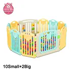 2017 Hot Selling Colorful Baby Toys Folding Play Yard Safety Fence Plastic Child Fence Indoor Baby Playpen