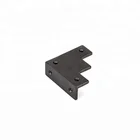 Sheet Metal Stamping Wall Mounting Brackets Matte Black Decorative Corner Bracket