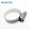 Stainless steel American worm type hose clamps spring hose clamps for gasoline engine