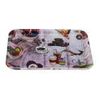 Rectangular Tray Plastic Printing Well Designed Full Printing Cafe Use Plastic Holder Tray