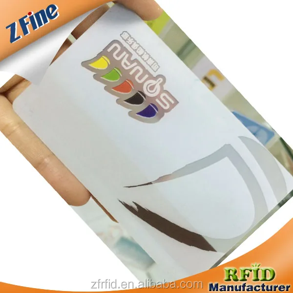 pvc plastic frosted transparent gift cards business loyalty