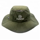 Custom Quick-dry Caps Bucket Fishing Hats with String