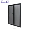 Australian standard AS2047 security screen door design stainless steel mesh double aluminum casement door