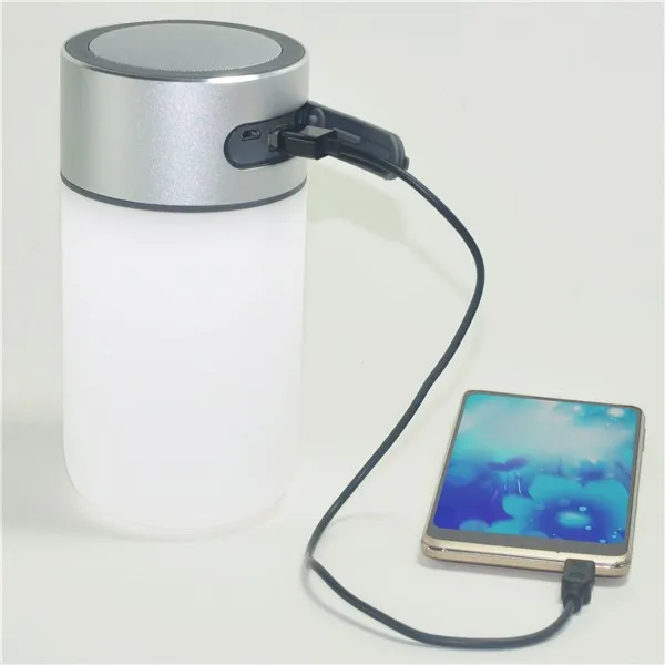 new arrival multifunctinal waterproof bluetooth speaker with powerbank and night light