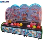 Coin operated street Kids basketball arcade redemption game machine for 3 players