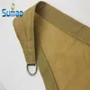 100% virgin HDPE Colorful Rectangular or triangle sail material shade cloth for sun shadow
