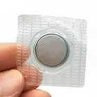 18X3mm hidden PVC magnet covered with PVC for bag closure & shirt & clothing