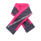 New arrival baby women warm winter knit splicing double fleece scarf
