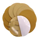 5Inch PSA Golden Sandpaper Automotive Sanding Disc for Polishing and Grinding