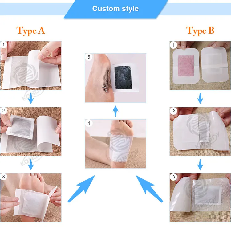 CE approved Chinese natural charcoal detox foot pads, View charcoal