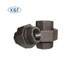 1/2'' Union Flat Seat NPT Thread Black Malleable Iron