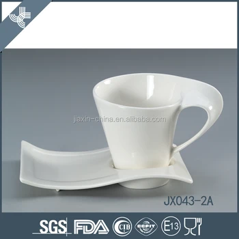 Special waveform shape saucer white cheap wholesale tea cups, View ... Special waveform shape saucer white cheap wholesale tea cups, View ...