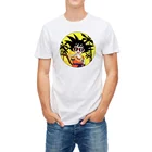 Hot sale custom print graphic t shirts white printed men anime t shirt
