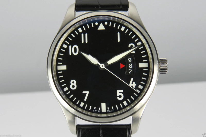 Support Customized Odm Oem 10 Atm Men Wrist Relojes Hombre Big Pilot Luxury Men Watch Private Label Watches