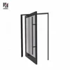 Powder coating profile used house design sale exterior glass aluminium doors
