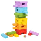 Colorful Wooden Stacking Board Games Building Blocks for Kids