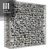 Hot-dipped galvanized welded gabion basket mesh with ASTM A975-11 compliant widely used in the stone retaining wall.