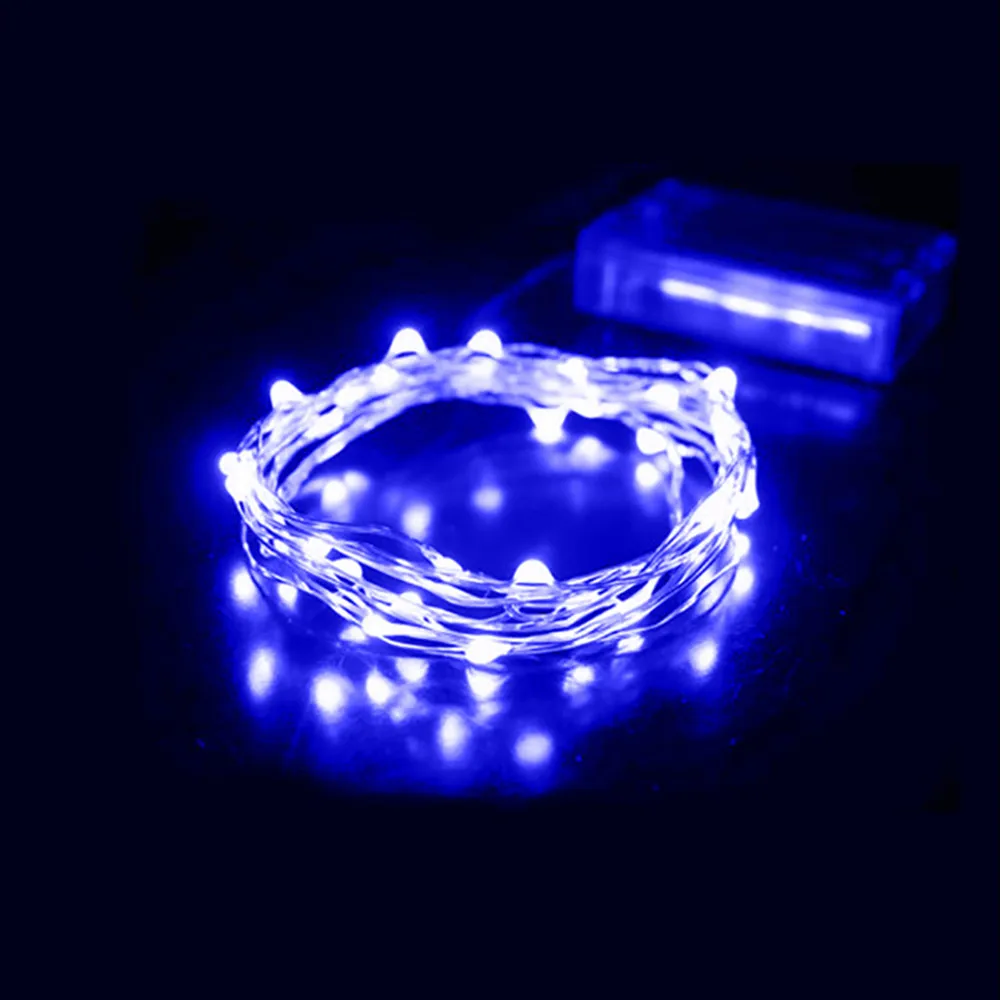 4M 13FT 40led 3 AA Battery Powered Decoration LED Copper Wire Fairy String Lights Lamps for Christmas Holiday Wedding Party
