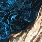 2017 trending products crushed velvet thobe fabric
