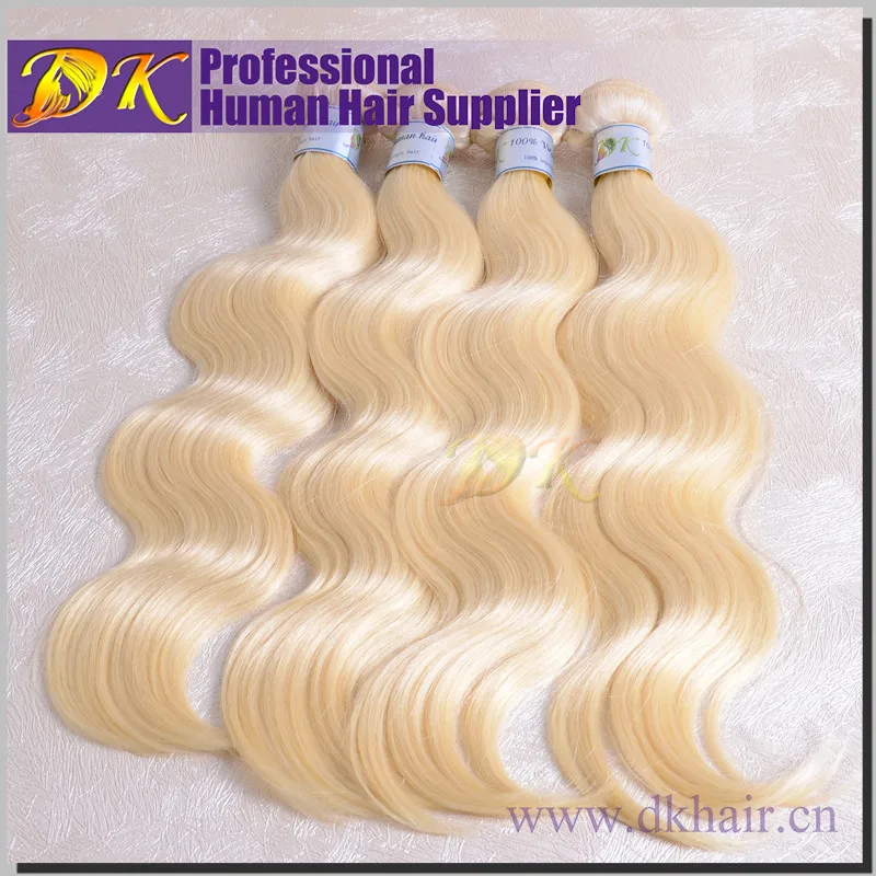 Super Soft 613 Blonde Hair Weave Real Virgin Brazilian Hair