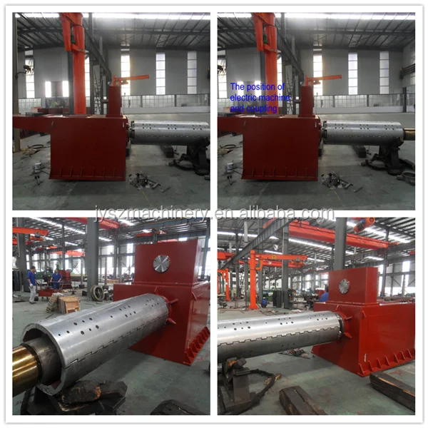 auto steel recoiling reel machine for cut to length line