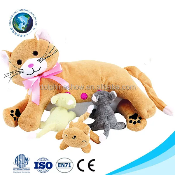 2017 popular kids play sets custom cartoon magnet baby and mom