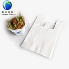 100% Compostable Biodegradable Trash bag T-shirt Plastic Bag