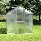 Single-span poly house aluminum vegetable greenhouses for sale