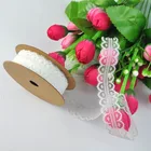 Manufacture100% Polyester flower lace ribbon trim for garment accessories supply