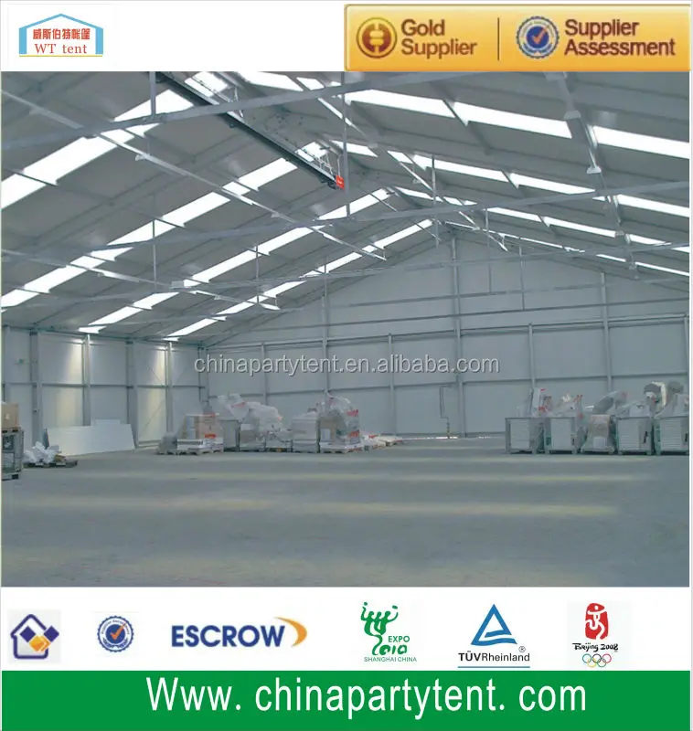 20 × 50メートル倉庫産業収納テント-貨物、保管設備問屋・仕入れ・卸・卸売り